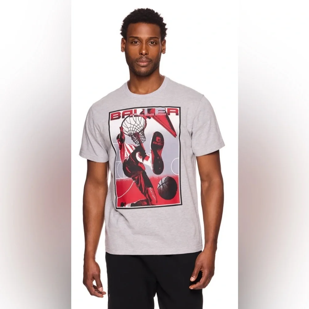 AND1 Men's Basketball Graphic T-Shirt - Picture 2 of 4